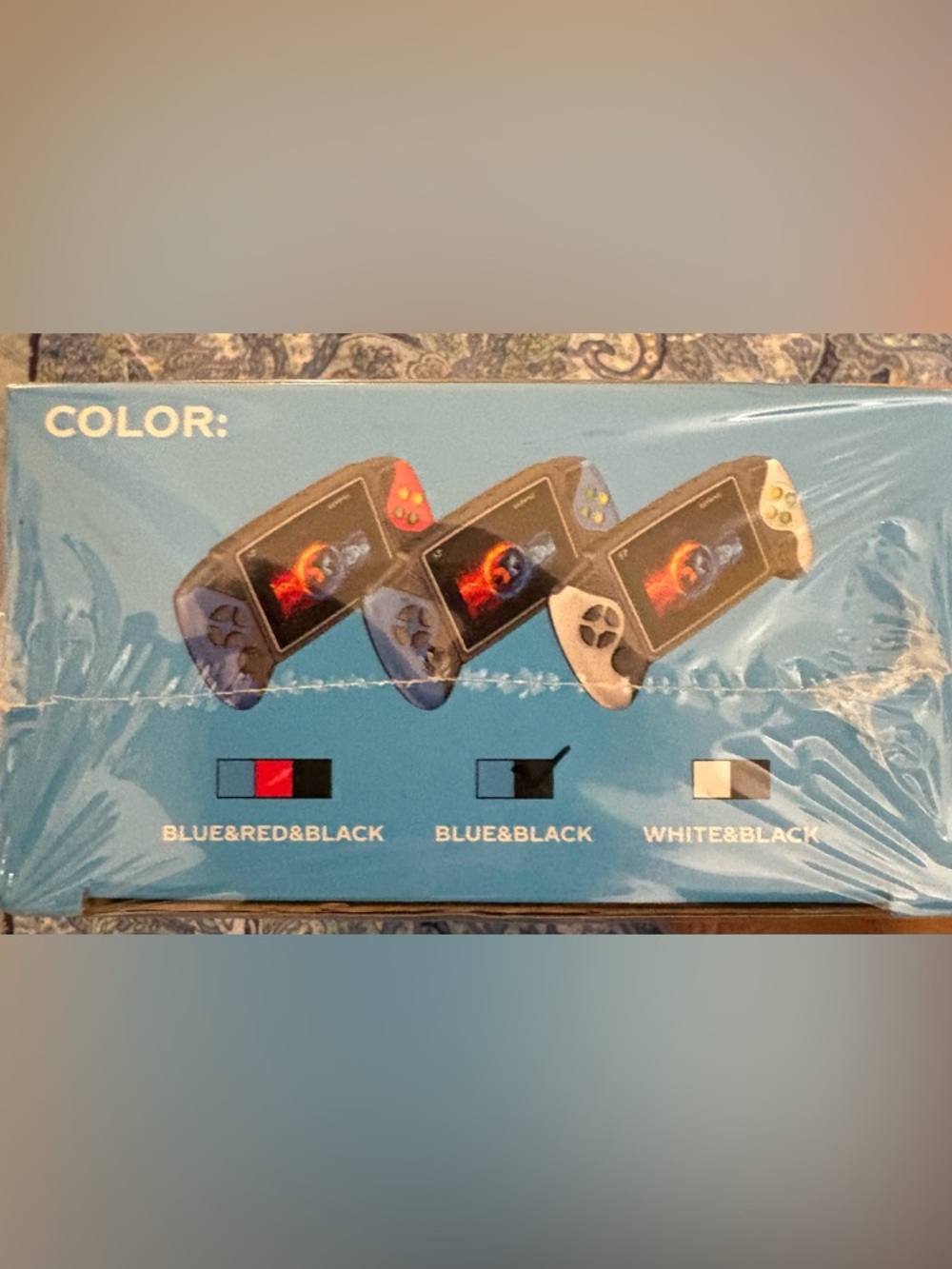 S7 Game Box Handheld Retro Gaming Console - Black & Blue 620 games NWT - Picture 3 of 3